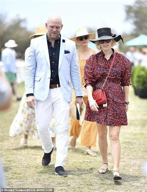 zara tindall and husband mike at the magic millions polo tournament on