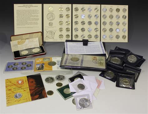 collection   foreign commemorative coins including usa
