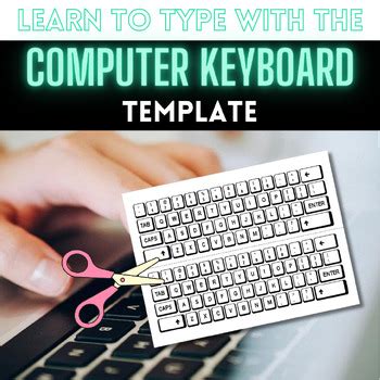 blank qwerty keyboard template printable