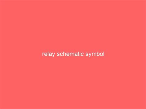 relay schematic symbol copy  paste