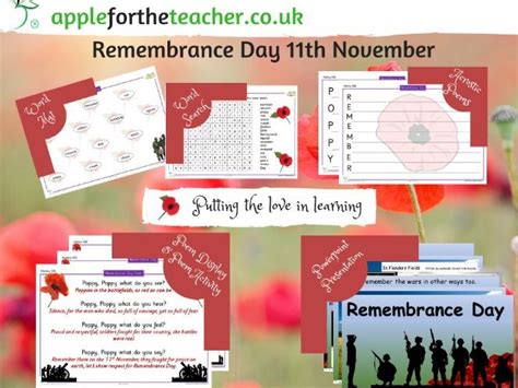 resources  mark remembrance day tes