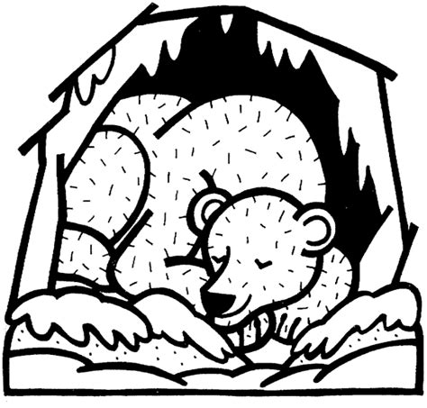 hibernation coloring pages  preschoolers coloring pages