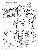 Coloring Mud Pigs Pages Animals Scholastic Amazing Dam Printable Color Worksheet Teachables Getcolorings sketch template