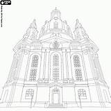 Lutheran Dresden Oncoloring sketch template