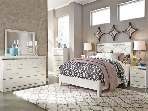 ashley contemporary queen size bedroom set dreamur  pc queen size set