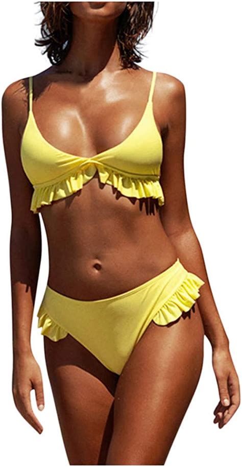 fossen muropa bikinis mujer 2020 brasileños de color sólido con