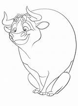 Ferdinand Coloring Pages Printable Disney Bull Movie Color Cartoon Sheets Colouring Bulls Choose Board Kids Christmas Story Print sketch template