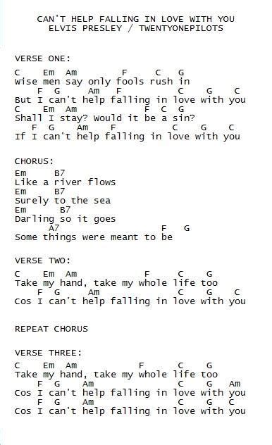 Can T Help Falling In Love Twenty One Pilots Music