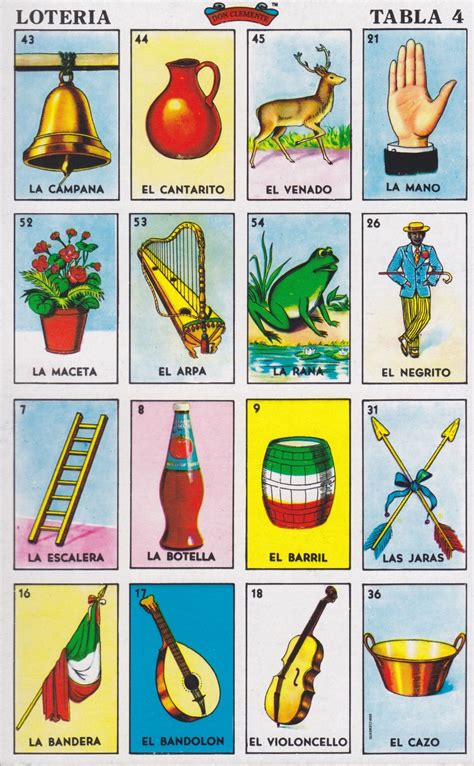 free printable loteria mexicana cartas printable word searches