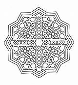 Colorear Alhambra Mandales Cj7 Geometricas Indulgy Calaix Segon Anuncis sketch template