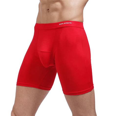 Men Low Rise Cotton Boxer Shorts Trunks Comfy Bulge Pouch Briefs