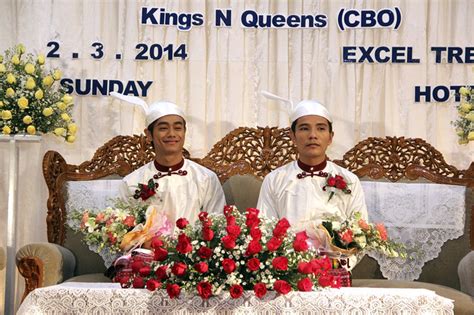 photos first same sex ‘wedding a gay affair for myanmar indonesia real time wsj