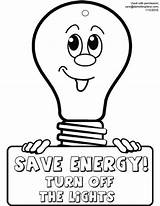 Save Drawing Energy Electricity Coloring Pages Colouring Light Saving Poster Bulb Electric Cartoon Kids Conservation Drawings Dastardly Muttley Machines Flying sketch template