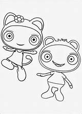 Waybuloo Coloring Pages Printable Book Coloring4free Info Fun sketch template