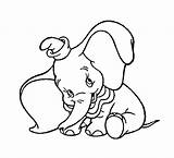 Dumbo Elephant Stampare Elefantino Malbuch Clipground sketch template
