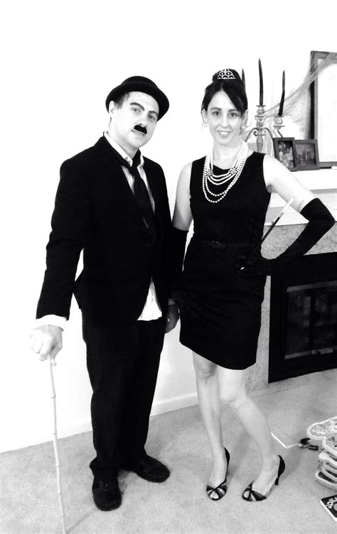 dead hollywood party audrey hepburn  charlie chaplin easy costumes