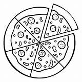 Entera Icono Colorear Pizzas Rebanada Vexels Salami Psd Brewhouse Italian Icons sketch template