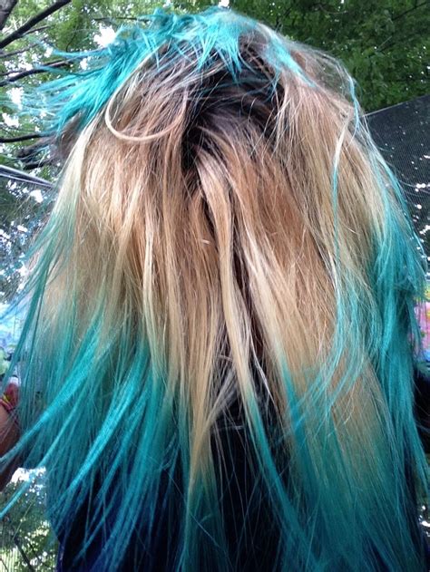 Dip Dye With Ombré Hair Dreadlocks