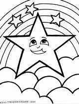 Coloring Star Pages Twinkle Little sketch template