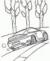 Porsche Coloring Pages 911 Turbo Printable Sketch Drawing Clipart Popular Car Getcolorings Getdrawings Line Library Color Cliparts sketch template