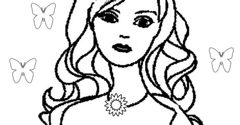 barbie charm school coloring pages picture