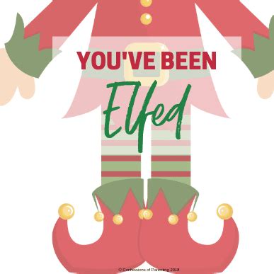 youve  elfed  printable confessions  parenting family