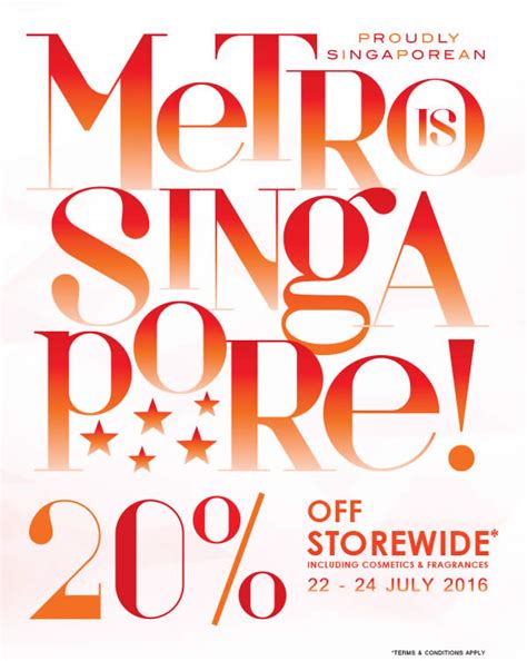 metro   storewide promotion    jul
