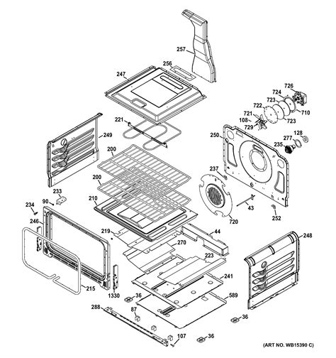 assembly view   oven pgbsefss
