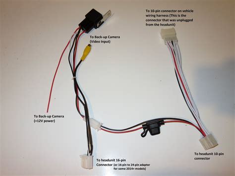 toyota hilux reverse camera wiring diagram wiring diagram