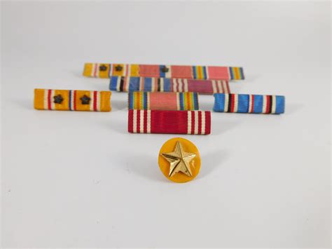wwii  army military ribbons etsy
