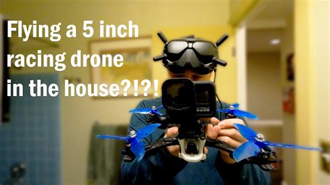 flying    fpv racing drone   house youtube