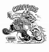 Roth Fink Choppers 1927 1908 Ratfink Crumb sketch template