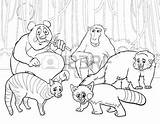 Binturong Designlooter Mammals sketch template