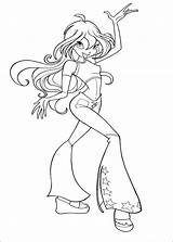 Winx Coloring Pages Club Printable Kids Enchantix sketch template