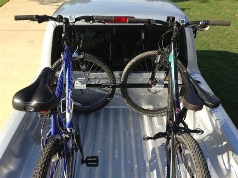 mount  mountain bikes   swagman pick  truck bed mounted bike rack mount