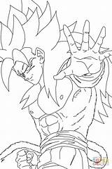 Goku Ssj4 Saiyan Fase Sayajin Lasimagenesdegoku Vegeta Getcolorings Dragón Dbz Evangelion sketch template