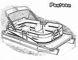 Pontoon Boat Coloring Pages Motor Clipart Drawing Printable Point Archives Clipground Preschoolers Comments Library Coloringhome Gif sketch template