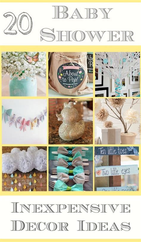 diy decorating ideas   baby shower  typical mom