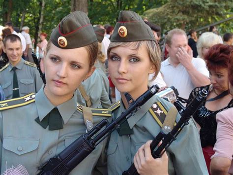 Russian Female Soldiers Military Girl Military Women