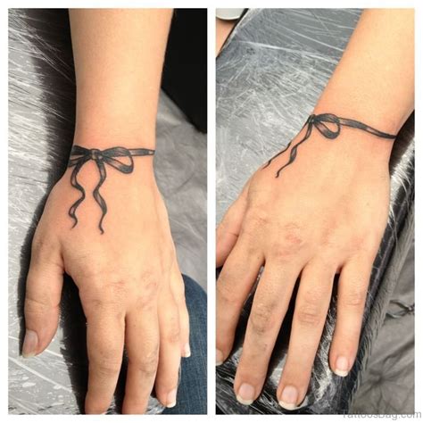 21 Bow Tattoos On Wrist Tattoo Designs
