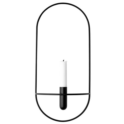 Menu Pov Oval Candleholder Black Finnish Design Shop