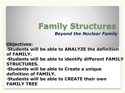 family structures powerpoint    id