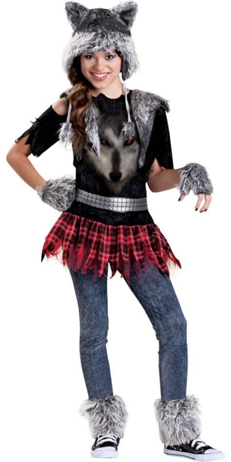 girls werewolf costume party city halloween costumes pinterest