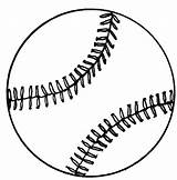 Softball Pages Coloring Baseball Printable Color Cliparts Mitt Stencil sketch template