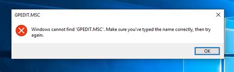windows cannot find gpedit msc or gpedit msc not found [fixed]