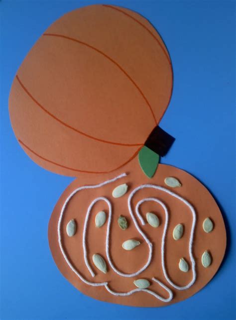 crafts  preschoolers whats   pumpkin craft