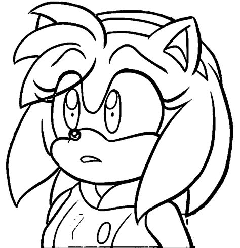 amy rose coloring pages wecoloringpagecom