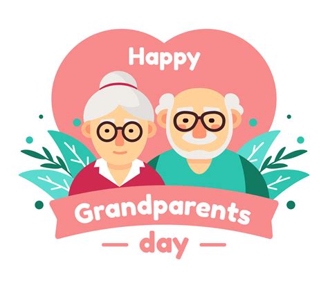 grandparents day vector art icons  graphics