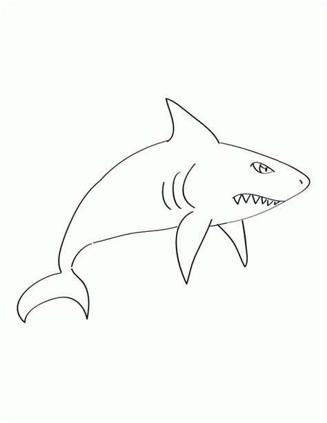 shark coloring pages kidsuki