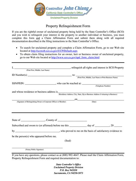 sample letter relinquishing rights  property form fill   sign
